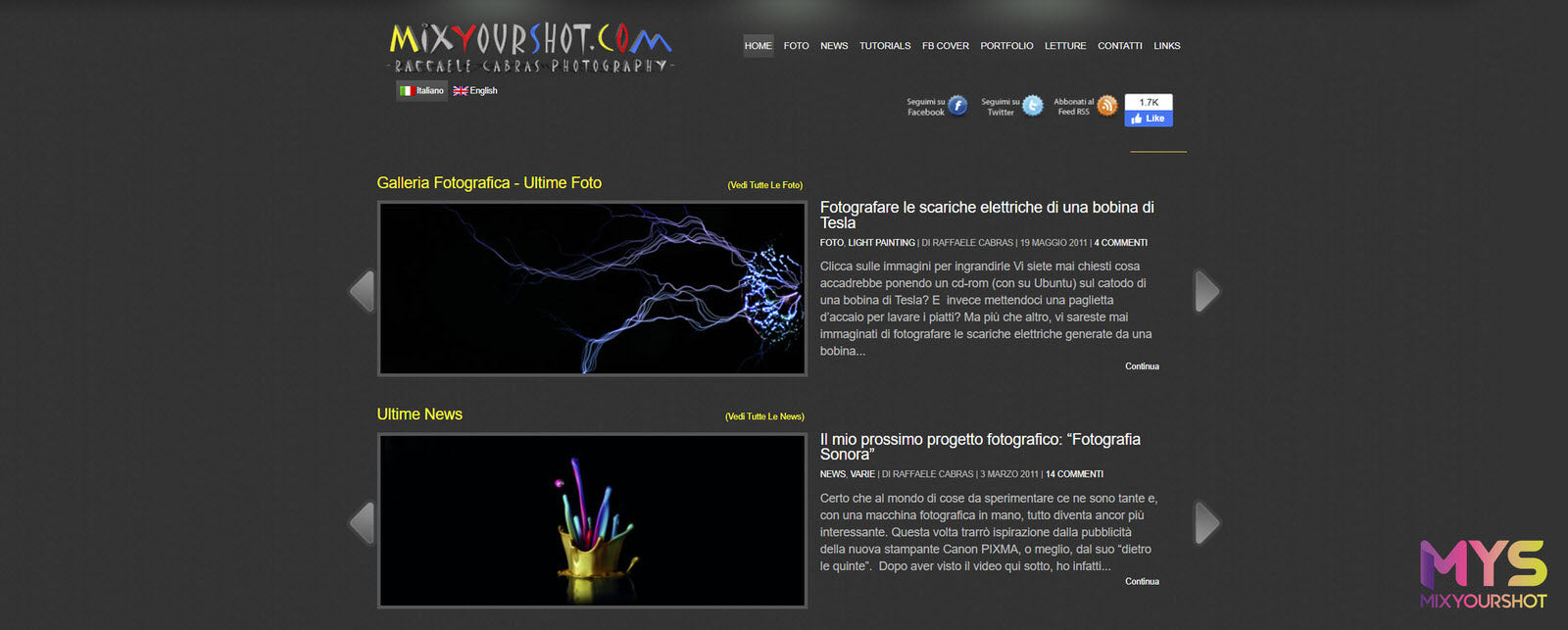 Early MixYourShot blog era