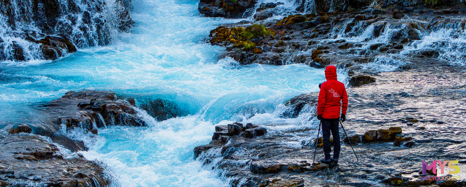 Iceland waterfall